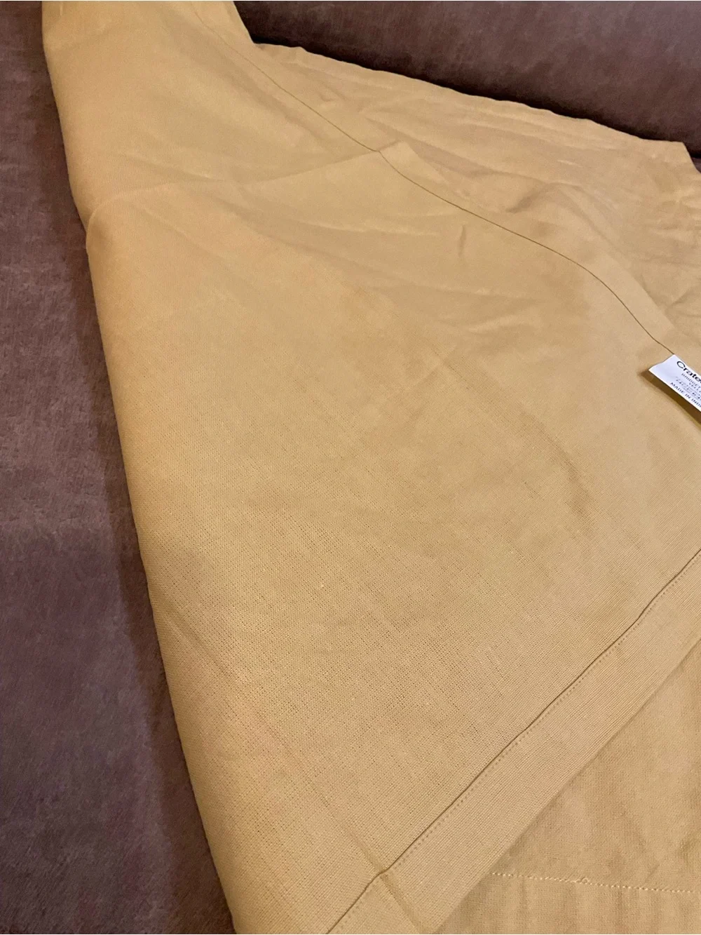 Crate & Barrel Bridget Yellow Napkins